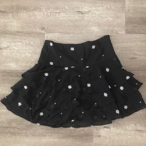 UO ruffled mini skirt